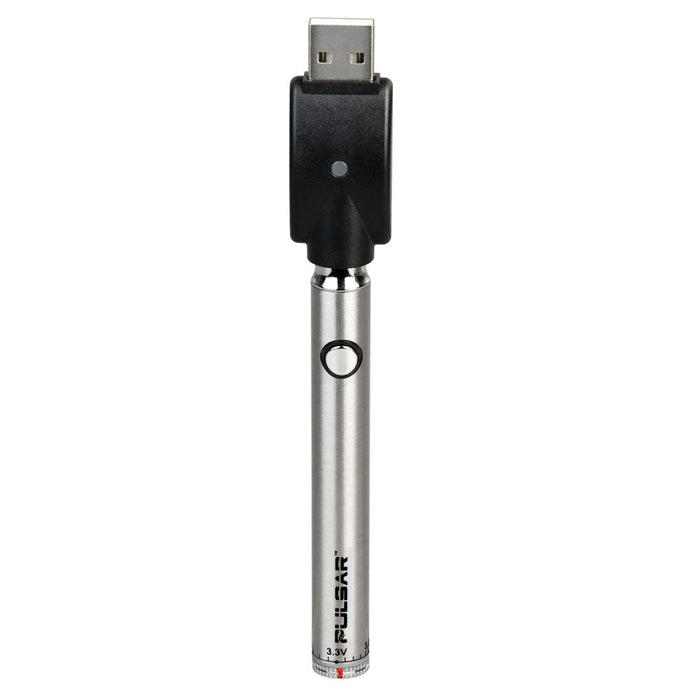 Pulsar Slim Spinner VV Twist Style Battery | 400mAh, Pulsar Battery Silver