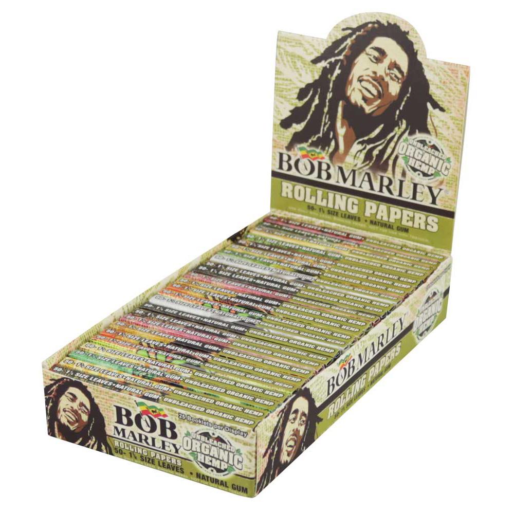 Bob Marley Rolling Papers Organic Hemp - Discreet Smoker