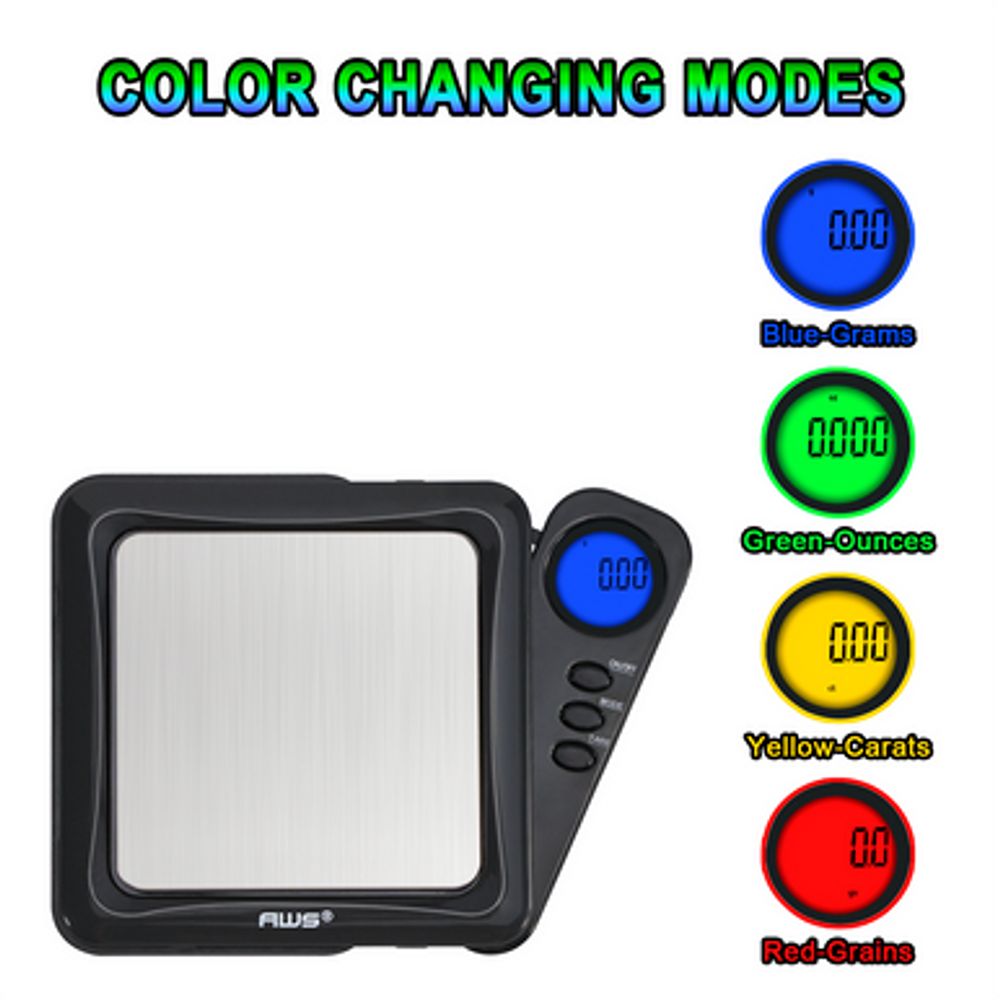 AWS Blade Digital Pocket Scale Series- 200g x 0.01g / Black - Discreet Smoker