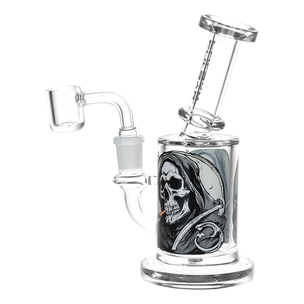 Pulsar Smoking With Intent to Reap Glass Dab Rig - 6.25" / 14mm F - Discreet Smoker