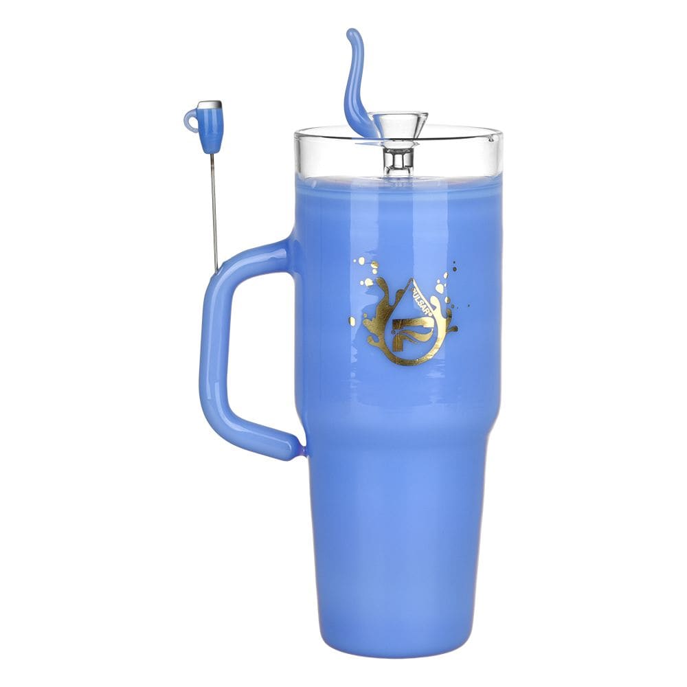 Pulsar Stonely Cup Glass Water Pipe | 8.5" | 14mm F - Discreet Smoker