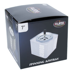 Fujima Ashbox Metal Spinning Ashtray | 7" - Discreet Smoker