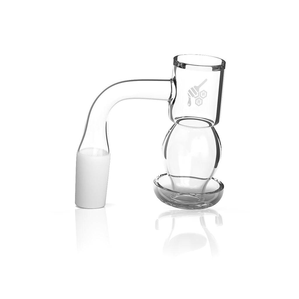 HONEYSUCKLE BUBBLE QUARTZ BANGER - 90° DEGREE | YL - Discreet Smoker