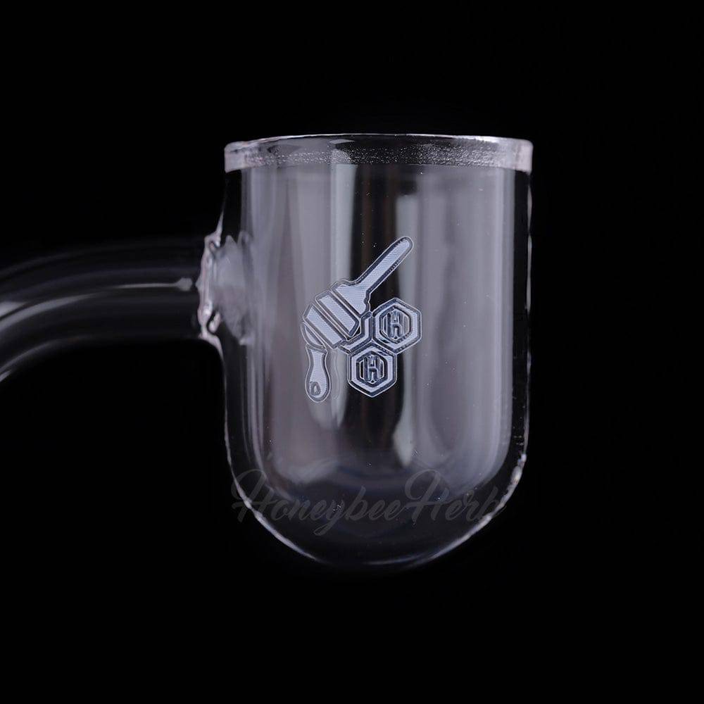 HONEY BEVEL BOWL QUARTZ BANGER - 45° DEGREE | YL - Discreet Smoker