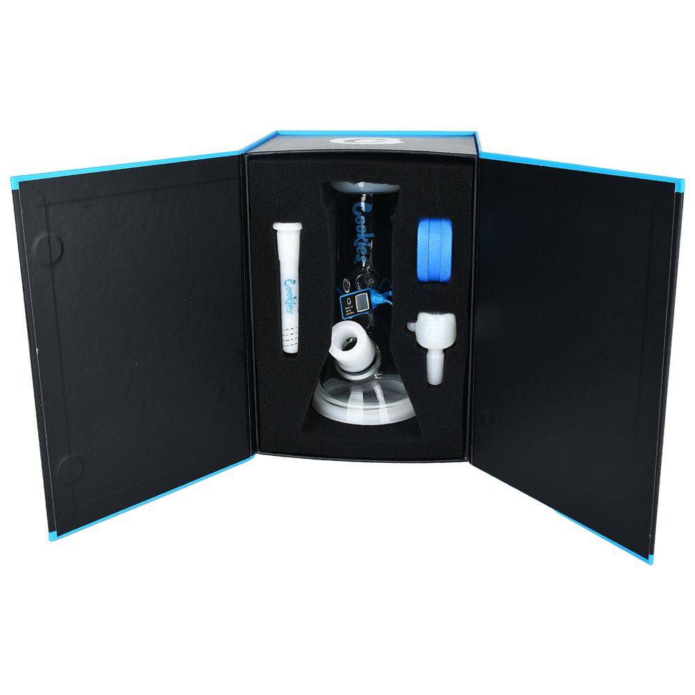 Cookies Mighty Mini Glass Beaker Water Pipe | 14mm F | 8" - Discreet Smoker