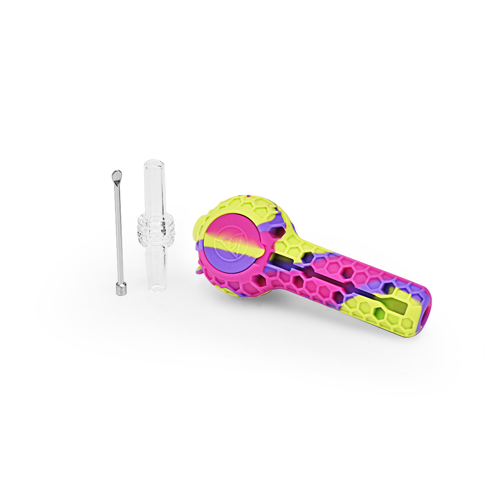 Ritual - 4'' Silicone Nectar Spoon - Miami Sunset - Discreet Smoker