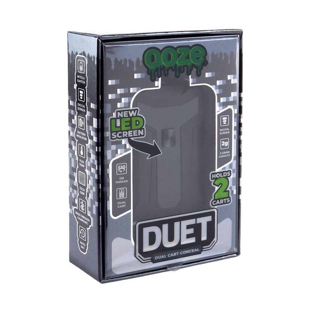 Ooze Duet Dual Cart Variable Voltage 510 Vape Battery | 650mAh