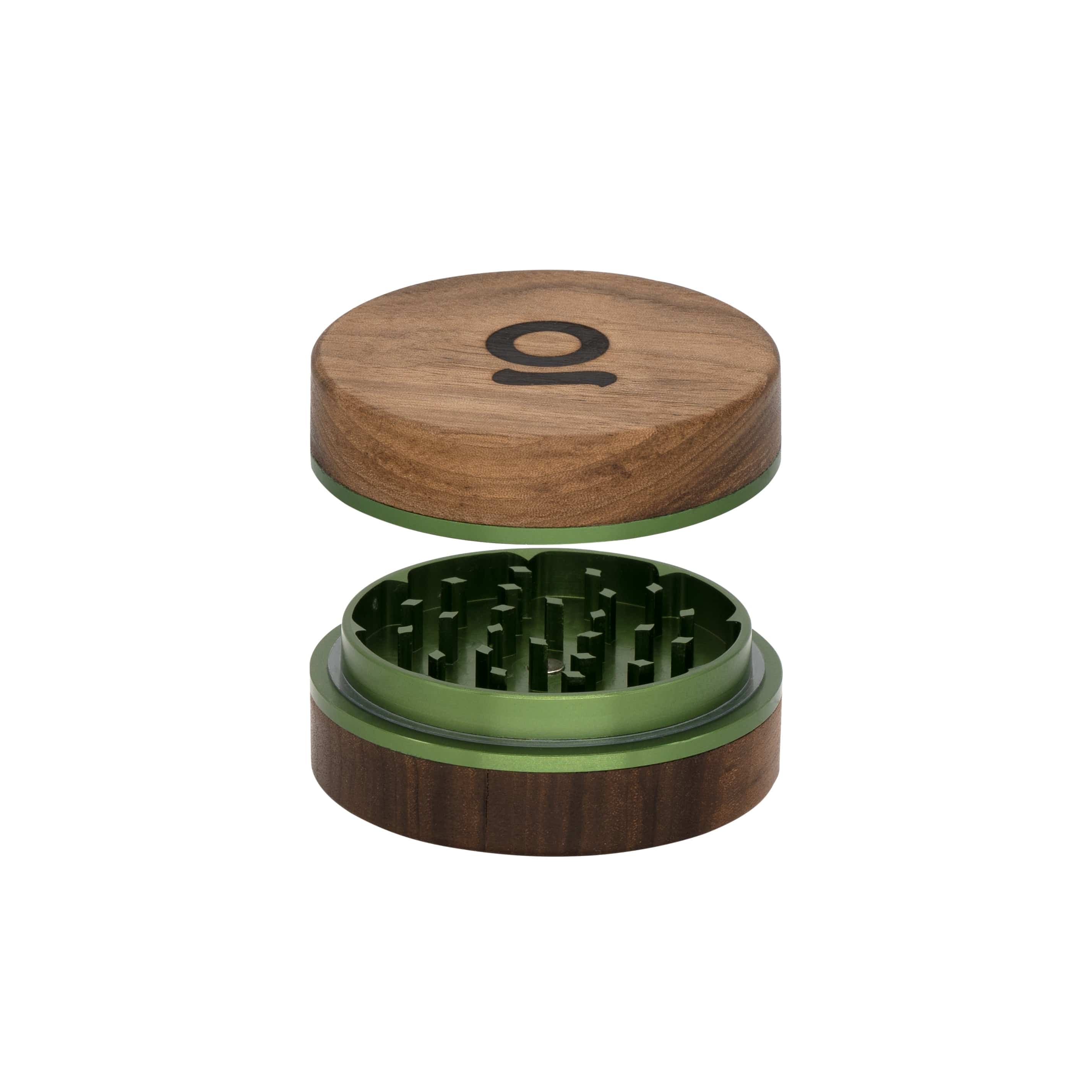 ONGROK 3 Inch, 2-Piece Walnut Grinder - Discreet Smoker