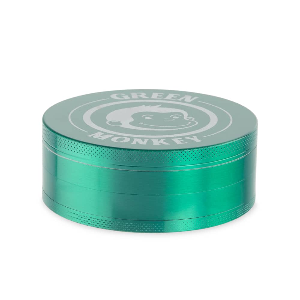 Green Monkey Grinder - Capuchin 4pc - 100mm - Discreet Smoker