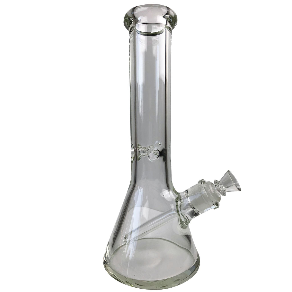 12" - 9mm Thick Glass OG Beaker Base Water Pipe - Discreet Smoker