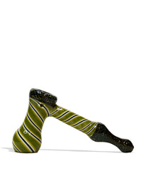 5 inch Premium Bubbler with Dicro Color and Stripe Design - Discreet Smoker