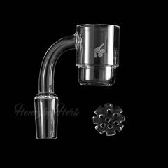 HONEY DISC DEEP DISH QUARTZ BANGER - 90° DEGREE | YL - Discreet Smoker