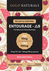 Gold Naturals Entourage Δ9 Gummy - Discreet Smoker