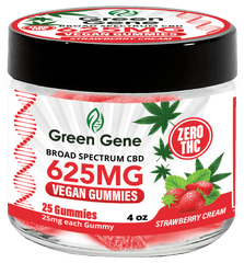 Green Genie CBD Vegan Pectin Infused Gummies w/ B12 Vitamins (625MG - 2500MG) - Discreet Smoker