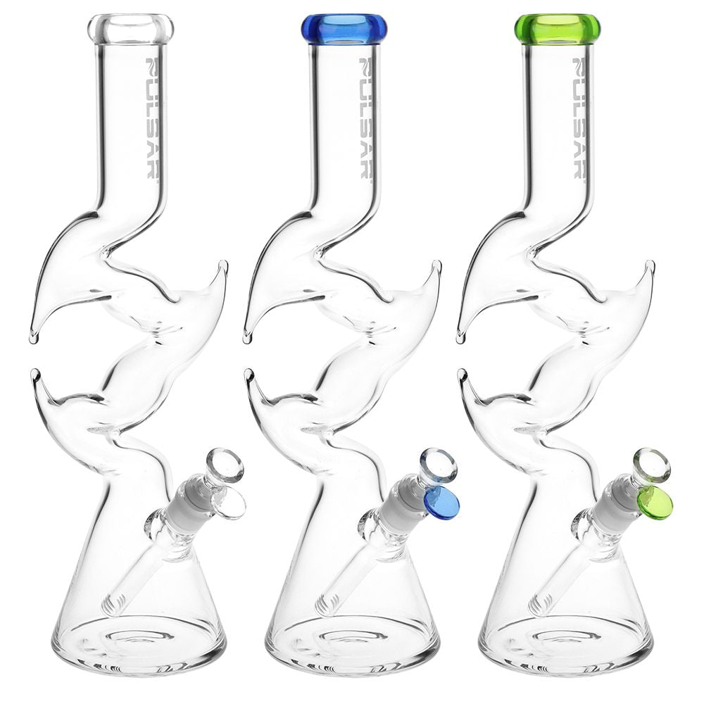 Pulsar Raptor Claw Glass Beaker Water Pipe | 15.5" | 14mm F - Discreet Smoker
