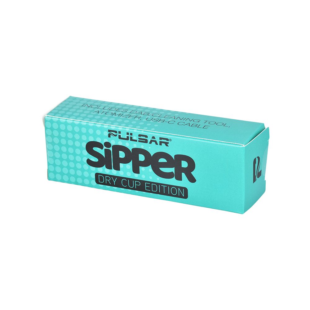 Pulsar Sipper Dual Use Concentrate or 510 Cartridge w/ Dry Cup - 1500mAh / Black - Discreet Smoker