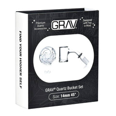 GRAV Seamless Quartz Banger Set | 4pc | 14mm M - Discreet Smoker