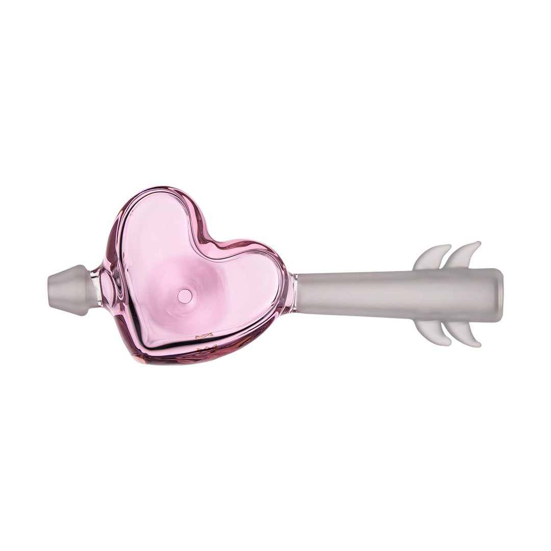 MJ Arsenal Cupid's Bow(l) Valentine's Day Glass Pipe - Discreet Smoker