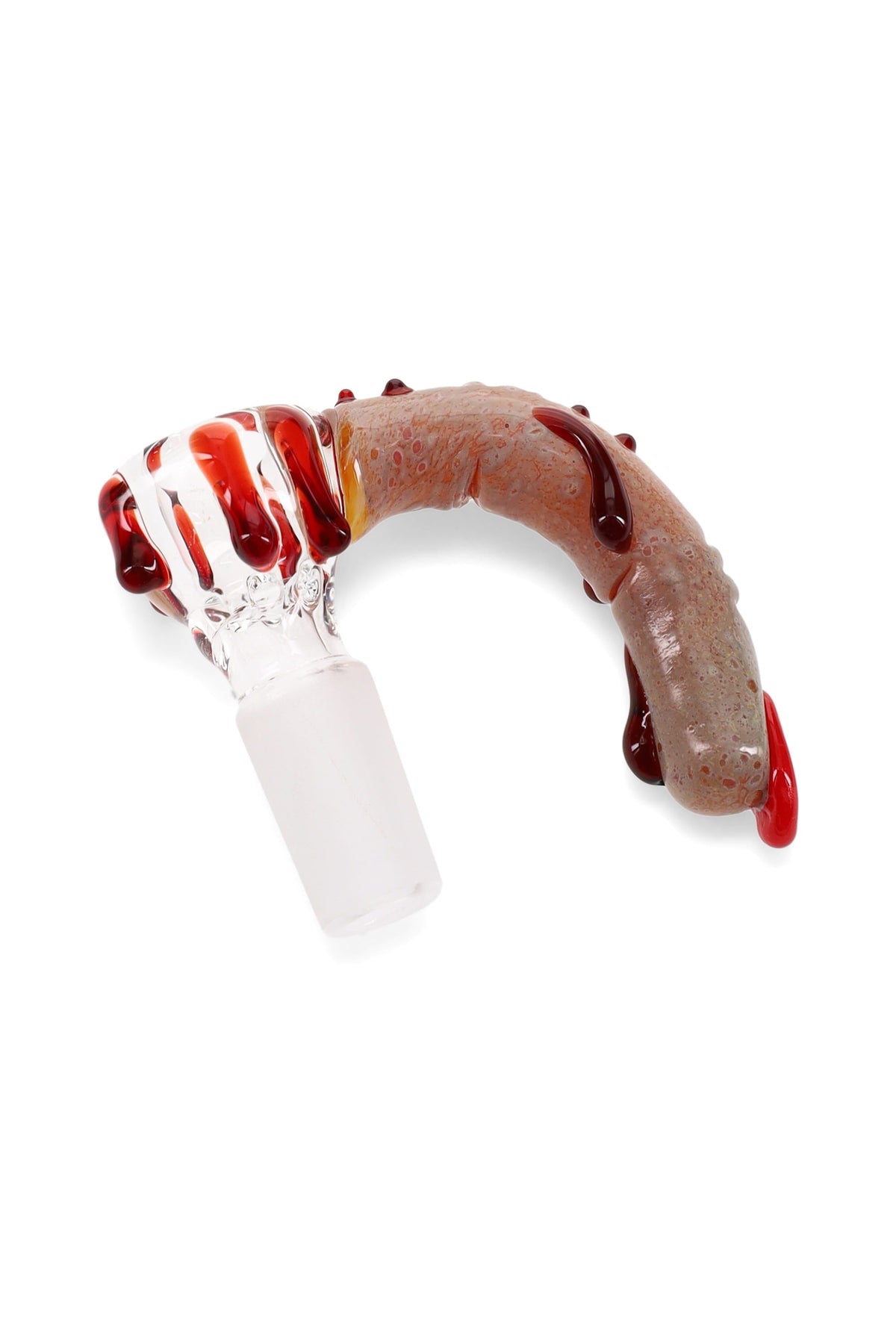 Glass Finger Bowl “Handy Horror” – 14.5 mm Male - Discreet Smoker