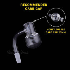 Honeybee Herb Quartz Kettle Banger - 90° - Discreet Smoker