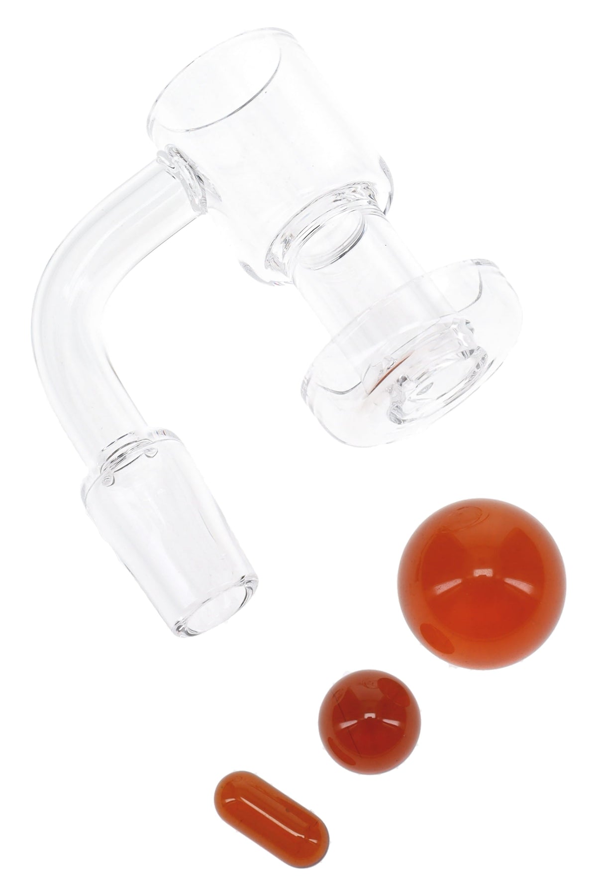 Quartz 14.5 mm Male Terp Slurper Banger – 2 mm Thick - Discreet Smoker