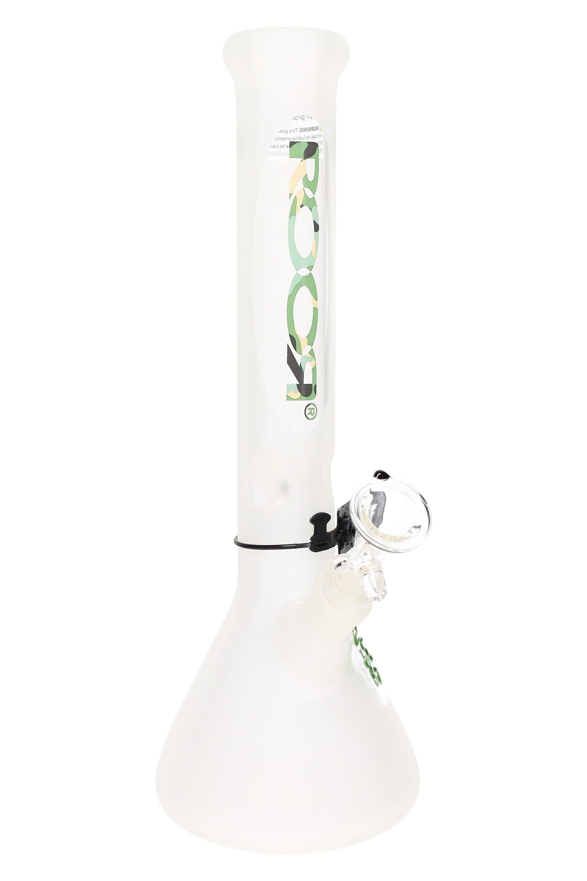 ROOR Frosted Beaker Bong – Ice Pinch – 5 mm – 14″ – 45 mm - Discreet Smoker