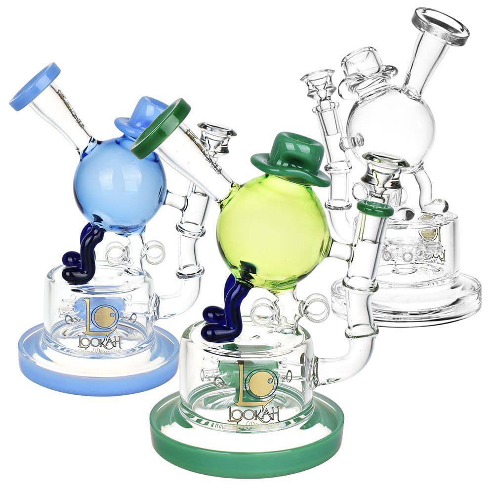 Lookah Glass Dancing Hat Water Pipe | 10.75" | 14mm F - Discreet Smoker