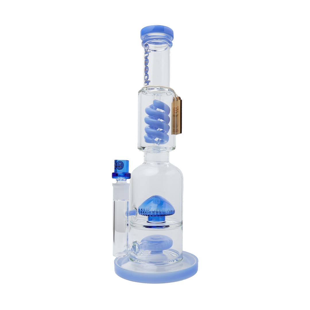 Cheech Glass 15.5" Triple Threat Water Pipe - Discreet Smoker