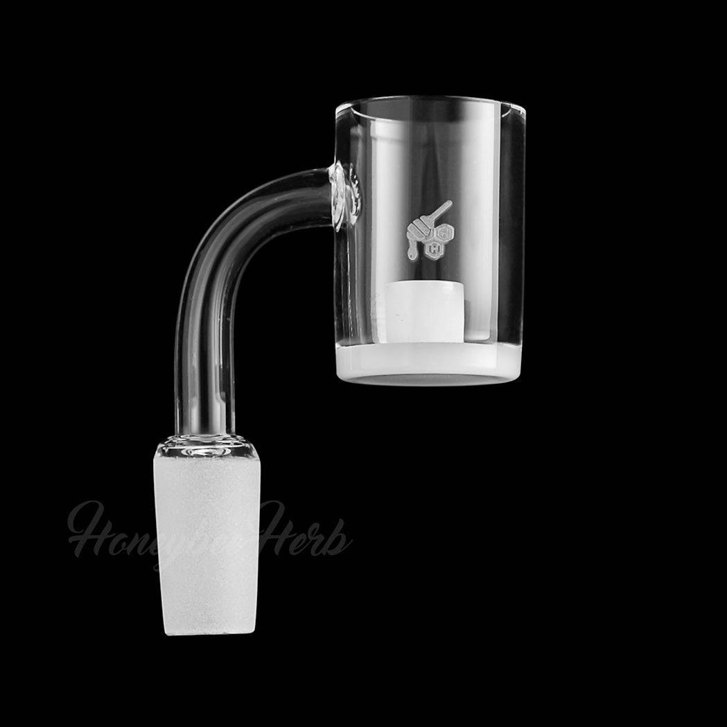 HONEY & MILK CORE REACTOR QUARTZ BANGER - 90° DEGREE | YL - Discreet Smoker