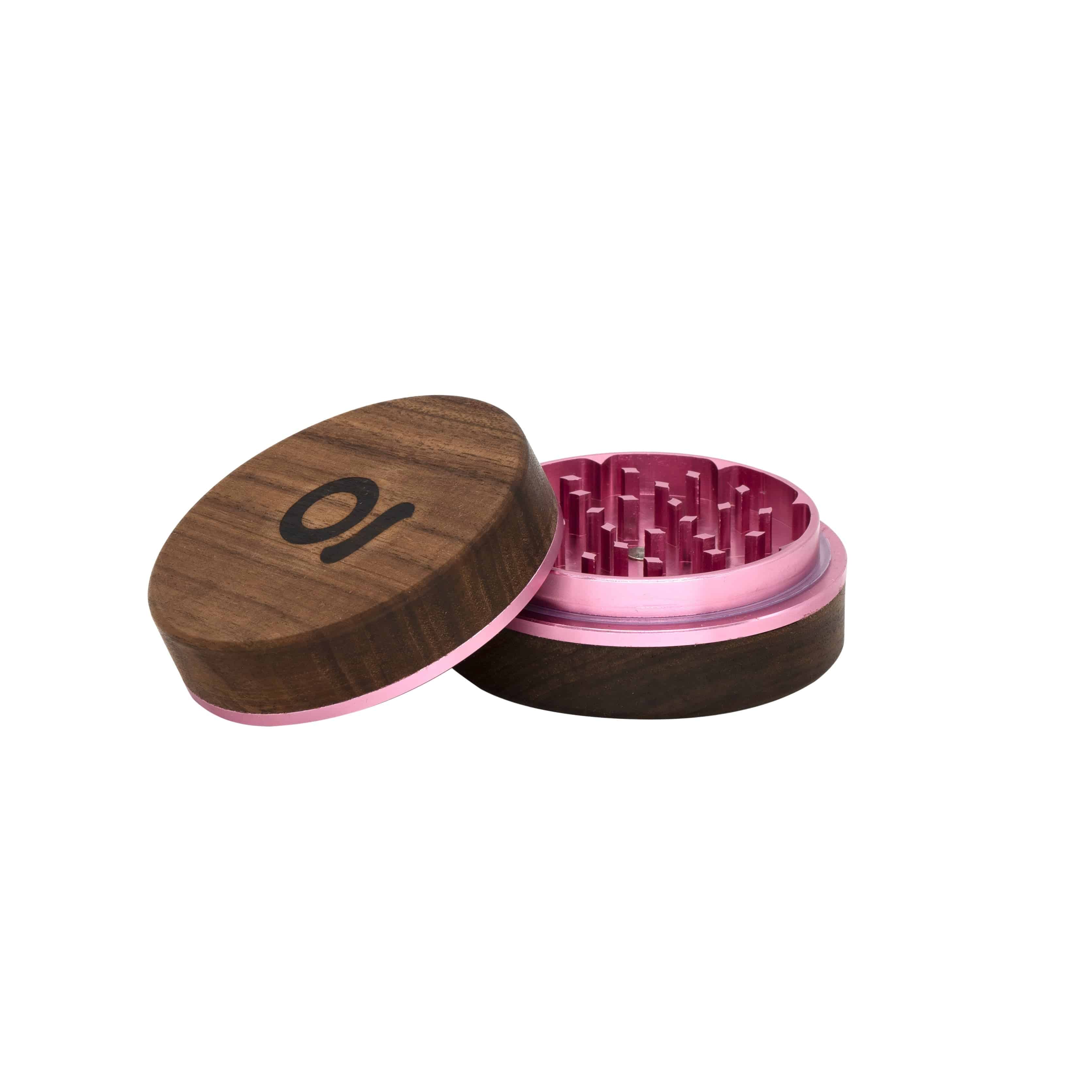 ONGROK 3 Inch, 2-Piece Walnut Grinder - Discreet Smoker
