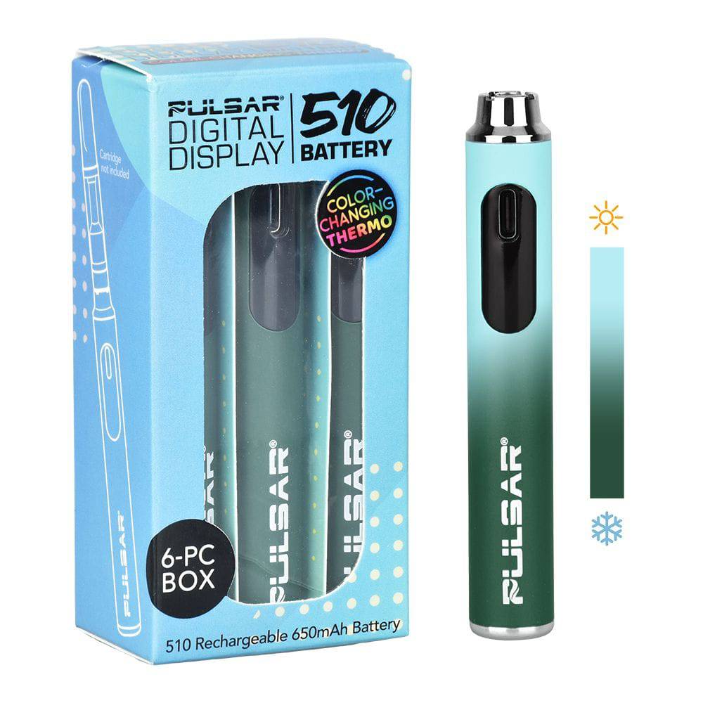 Pulsar Digital Display Thermo Change 510 Battery | 650mAh - Discreet Smoker