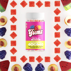THC Gummies - Delta 9 THC - YUMZ LAB - Fruit Punch - Discreet Smoker