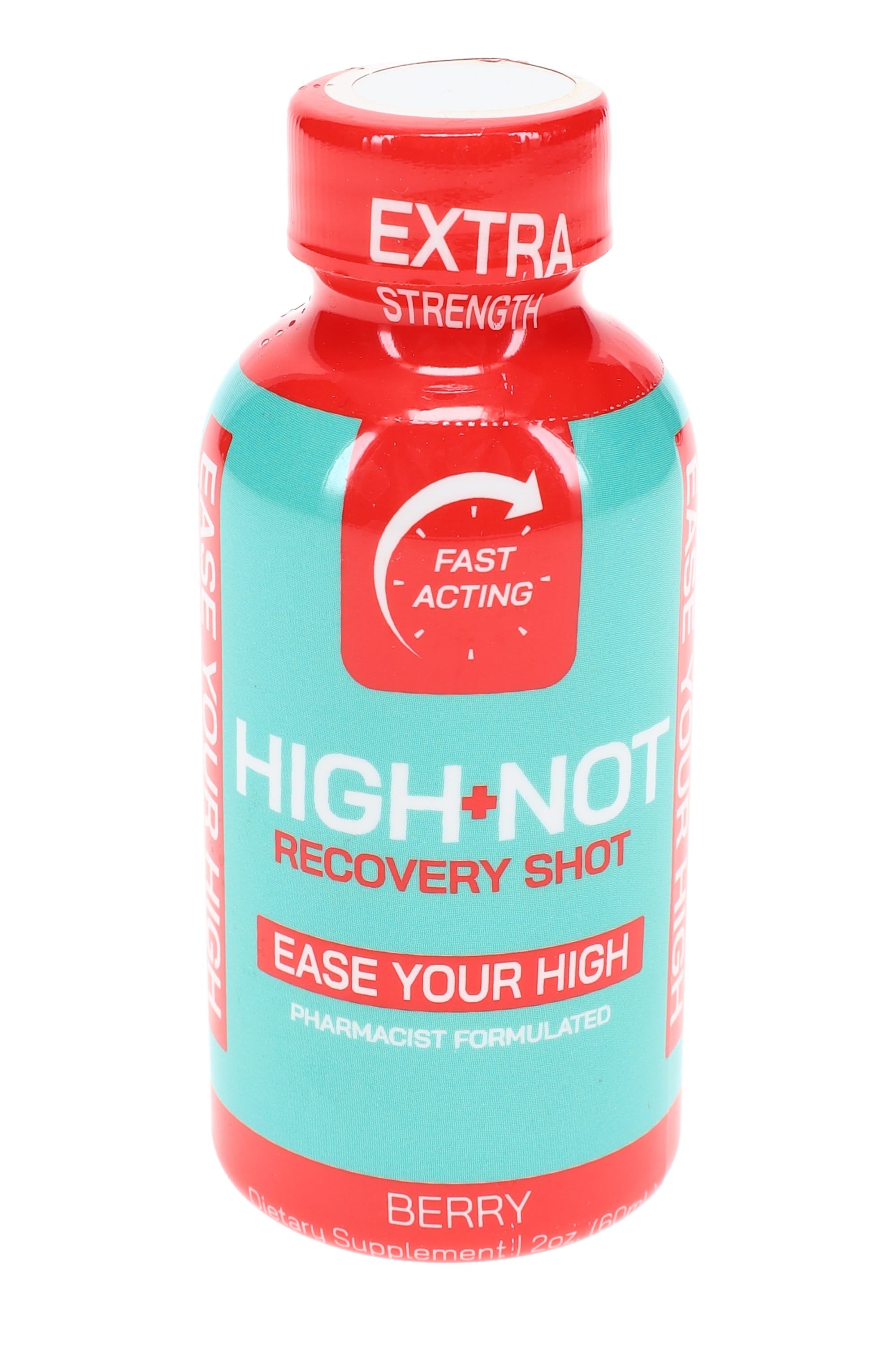 High-Not Extra Strength Recovery Shot – Berry or Tropical – 2 oz - Discreet Smoker