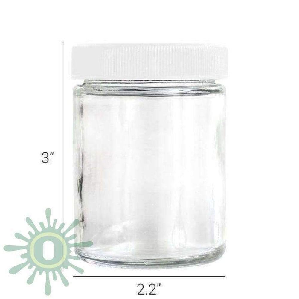 Loud Lock - Glass Jar w/ Lid - 4oz - 100ct - Discreet Smoker
