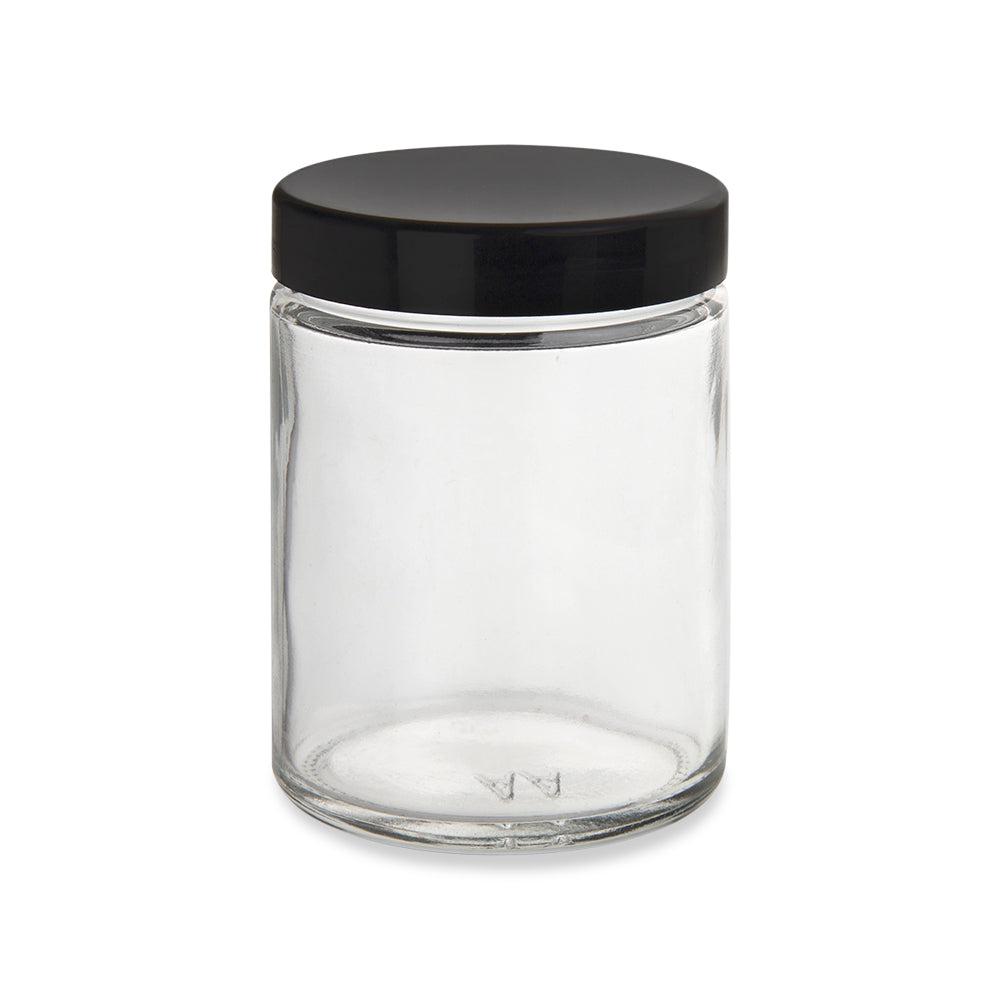 Loud Lock - Glass Jar w/ Lid - 4oz - 100ct - Discreet Smoker