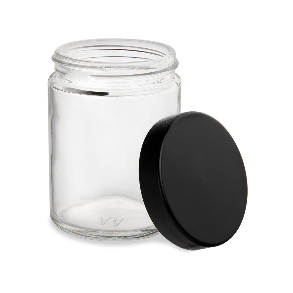 Loud Lock - Glass Jar w/ Lid - 4oz - 100ct - Discreet Smoker