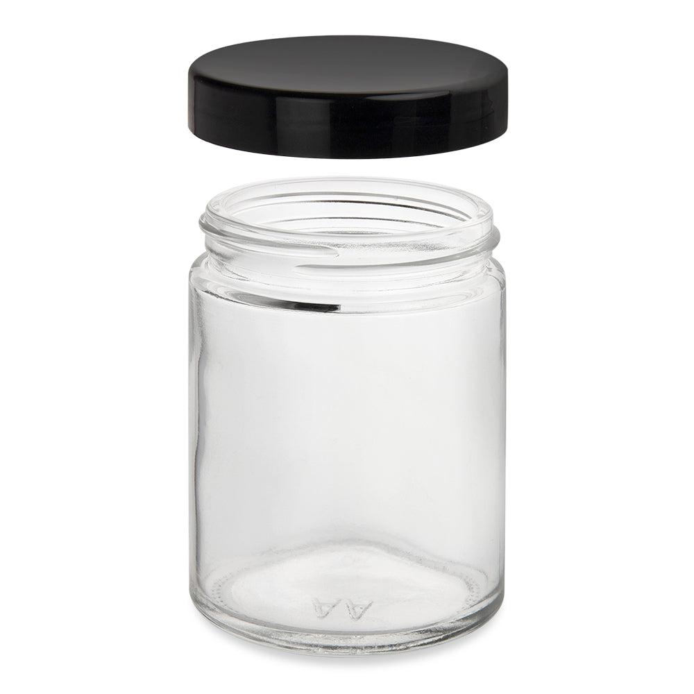 Loud Lock - Glass Jar w/ Lid - 4oz - 100ct - Discreet Smoker