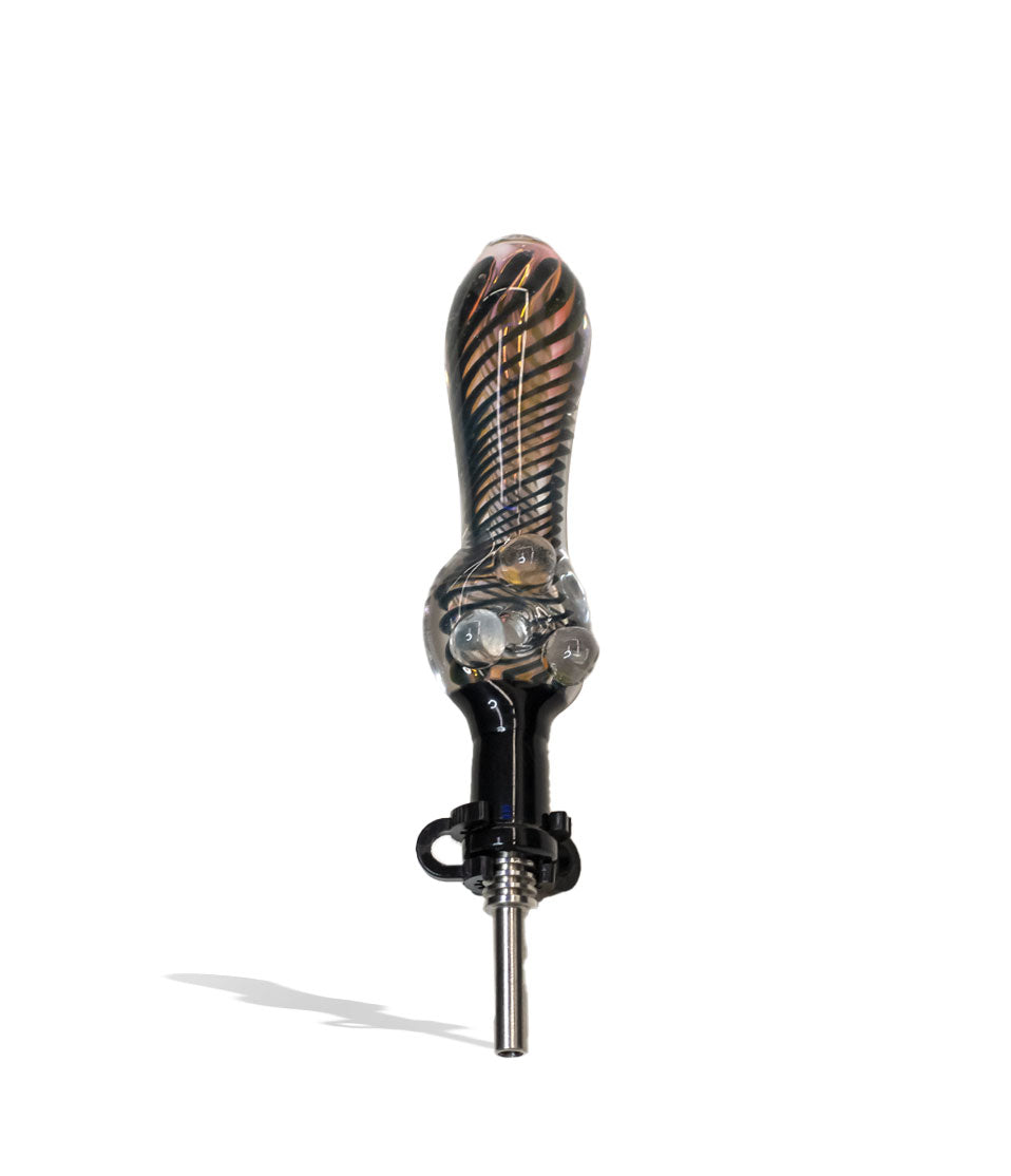 5 inch 50 Gram Donut Stripped Nectar Collector with 10mm Stainless Steel Tip - Discreet Smoker