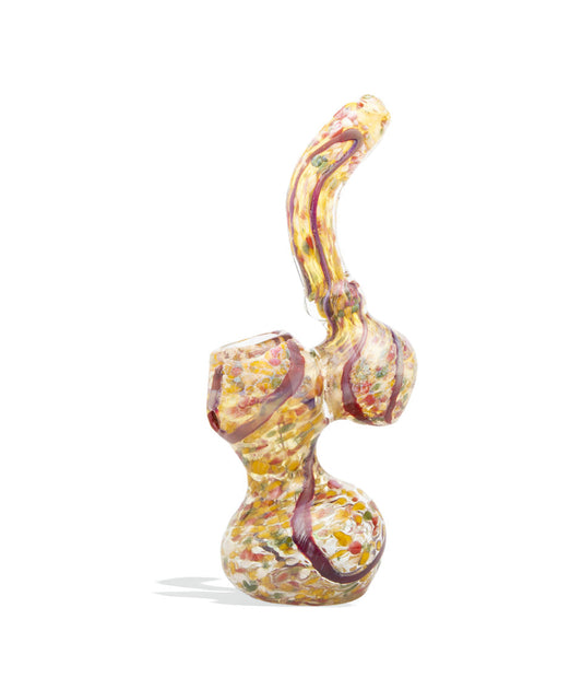 5 inch Full Art Colored Bubbler - Discreet Smoker