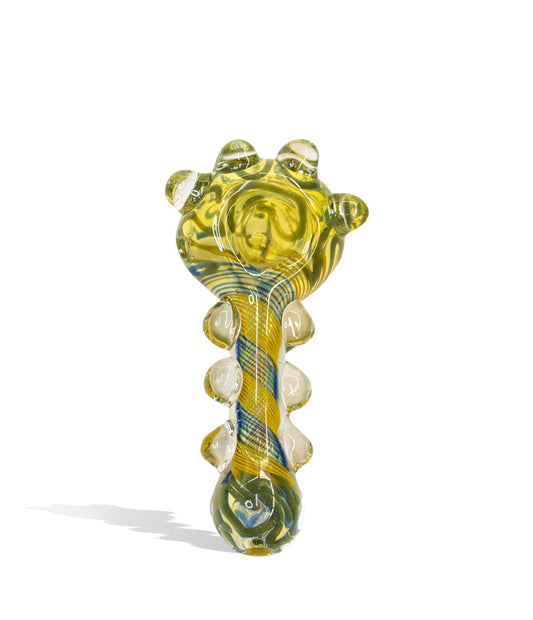 5 inch Mixed Colored Hand Pipe with Marbles - Discreet Smoker