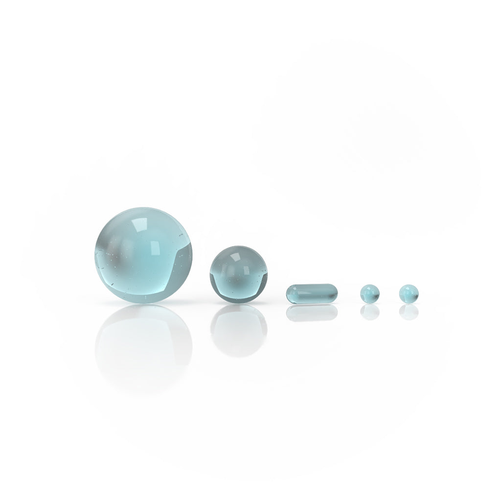 GHOST GLASS DAB MARBLE SET - Discreet Smoker