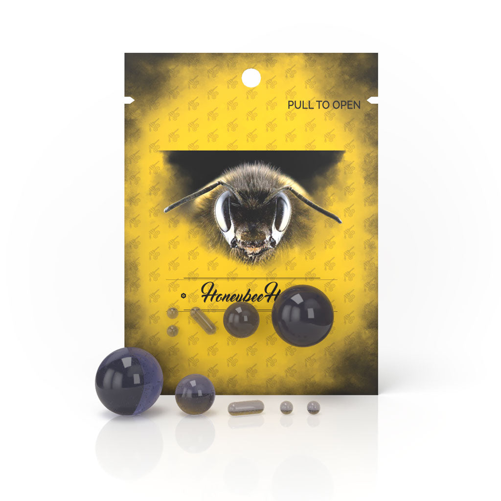 GHOST GLASS DAB MARBLE SET - Discreet Smoker