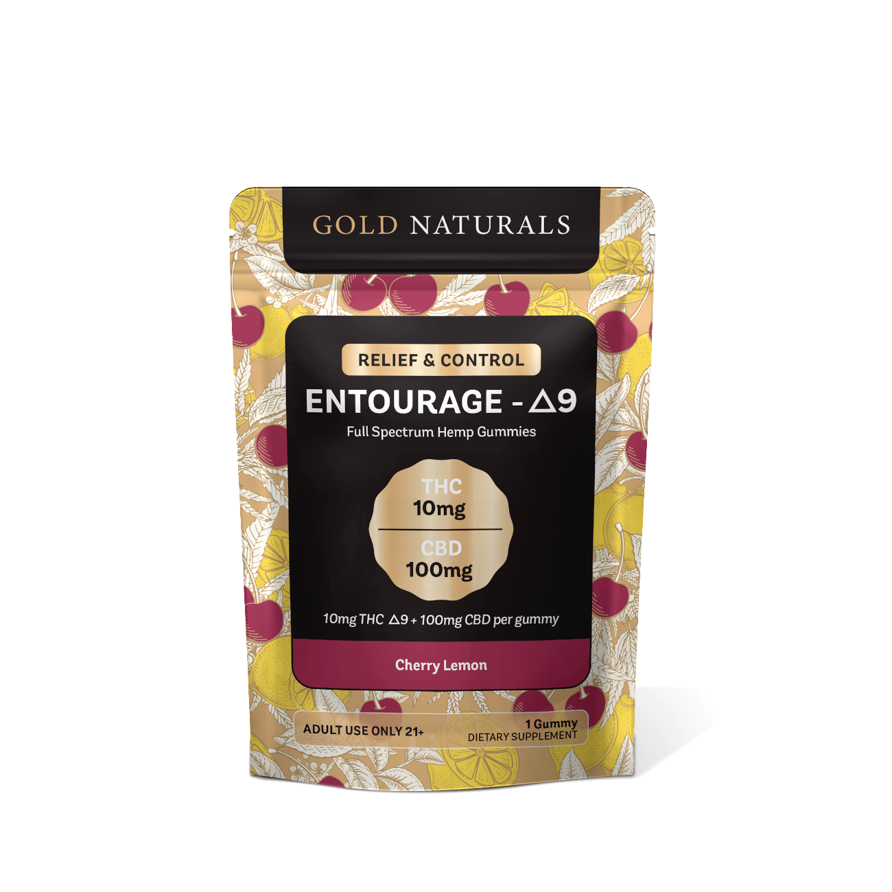 Gold Naturals Entourage Δ9 Gummy - Discreet Smoker
