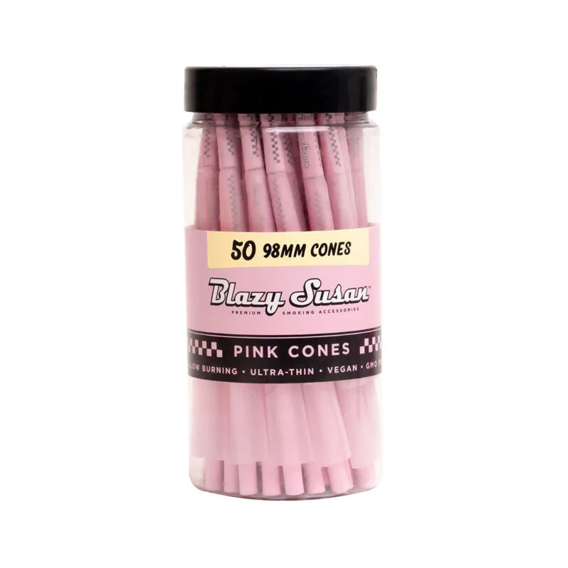 Pink Pre Rolled Cones | 98mm | 50 Count