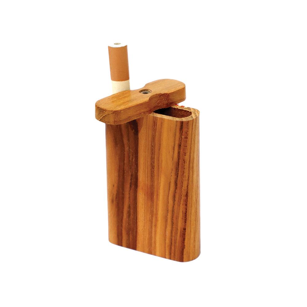 Solid Light Wood Dugout - Discreet Smoker