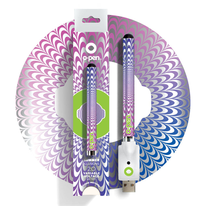 O.pen 2.0 Variable Voltage 510 Battery, Summer Illusions
