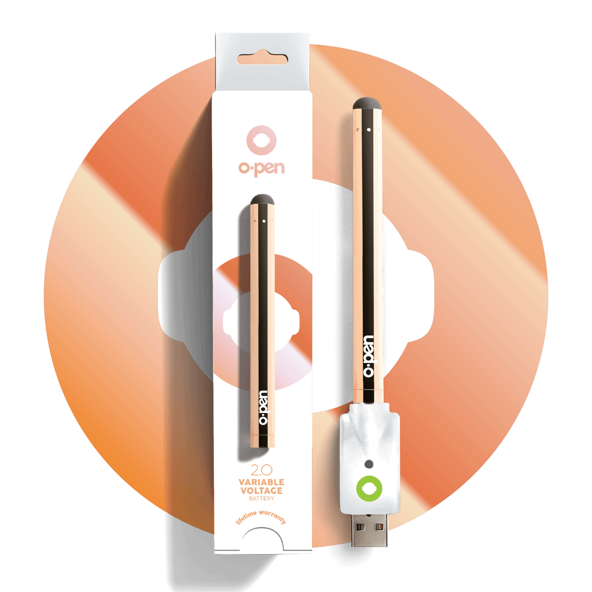 O.pen 2.0 Variable Voltage 510 Battery - Discreet Smoker