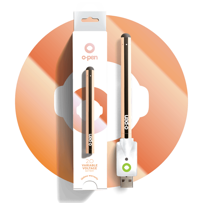 O.pen 2.0 Variable Voltage 510 Battery, Rose Gold