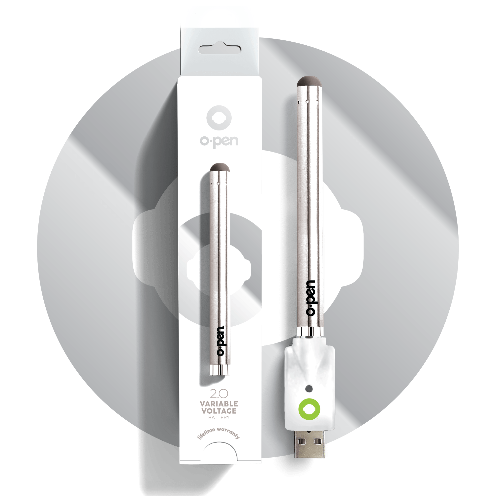 O.pen 2.0 Variable Voltage 510 Battery - Discreet Smoker