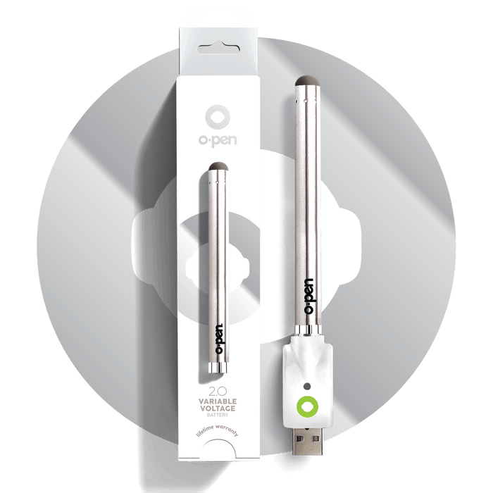 O.pen 2.0 Variable Voltage 510 Battery, Silver